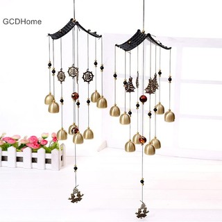 Gcdhome Kim Loại Đồng Gió Mặt Dây Chuyền Trang Trí Cửa Nhà May Mắn HOT