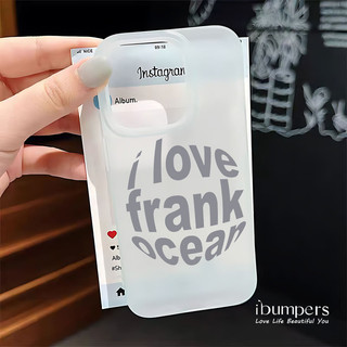 ibumpers Ốp Điện Thoại iPhone Họa Tiết Văn Bản Biến Dạng Đơn Giản Ốp Lưng Trong Suốt Nhám Mờ Chống Bẩn Chống Sốc Cho IPhone 16 15 14 12 13 11 Pro Max IP 7 8 Plus X XS XR