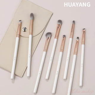 HUAYANG Cọ Trang Điểm Cọ Tỉa Chi Tiết Lông Bàn Chải Mềm Gỗ Nguyên Khối