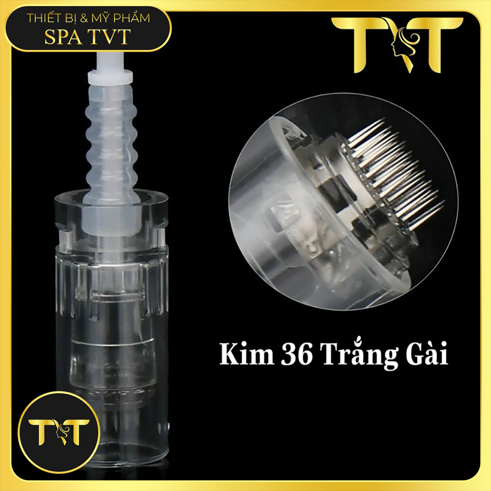 COMBO 10 KIM TRẮNG GÀI NANO, 12 KIM, 36 KIM CHO MÁY PHI KIM DR.PEN