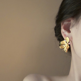 Châu Âu Mỹ Thời Trung Cổ Phong Cách Ngọc Trai Hoa Tua Rua Bông Tai Ánh Sáng Sang Trọng Cao Cấp Thiết Kế Niche Bông Tai Thời Trang Độc Đáo