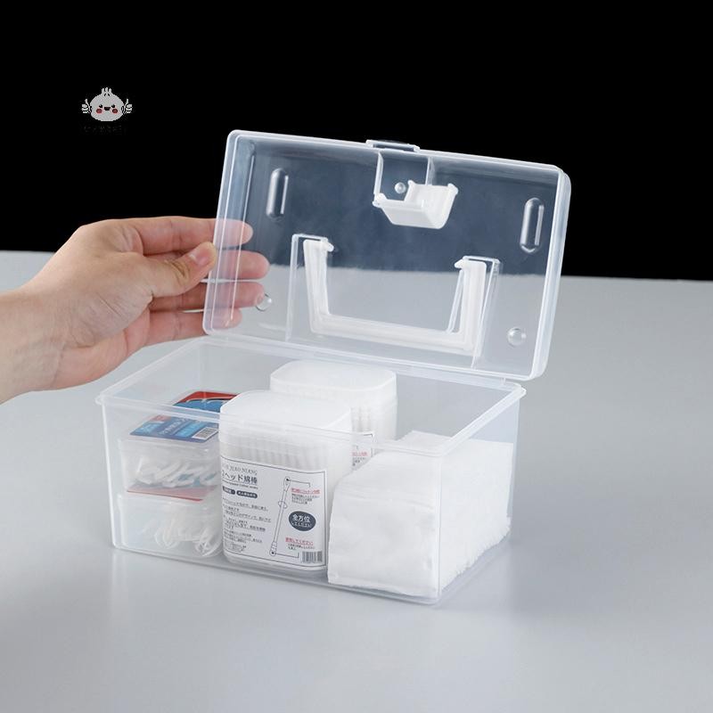 Maybest Hộp Bảo Quản Trong Suốt Có Tay Cầm, Đựng Trang Sức, Hạt Linh Tinh Gia Đình {VN}