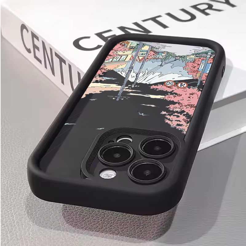 Ốp Điện Thoại Cho Samsung Galaxy M34 M31 M51 M30S M23 M20 M11 M15 M16 F06 J4 J6 Plus J7 Core J8 A10 A01 A31 A02 S20 Ultra Vỏ Sang Trọng Suzume Anime Nhật Bản Phong Cảnh