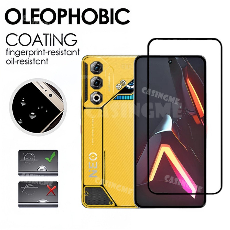 Dành Cho ZTE Nubia Neo 3 GT 5G 2025 Kính Cường Lực Full Cover Bảo Vệ Màn Hình Trong Suốt, Ống Kính Máy Ảnh