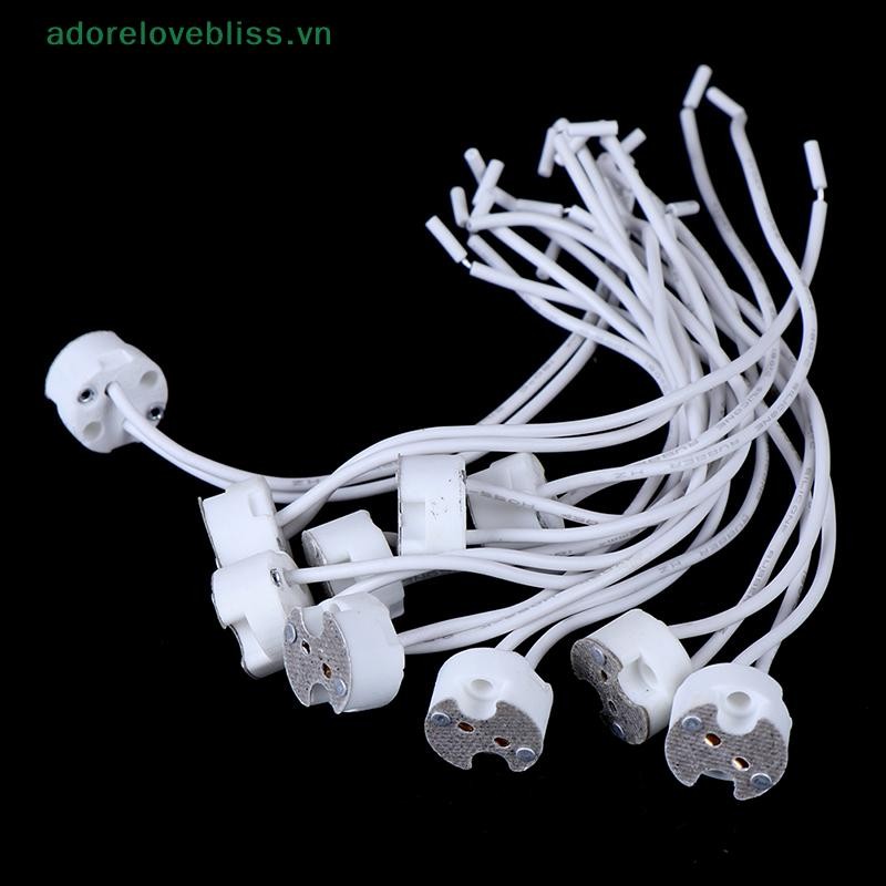 Thêm 1 / 5 / 10 chiếc MR16 GU5.3 đế ổ cắm dây kết nối đèn led giá đỡ gốm Bss