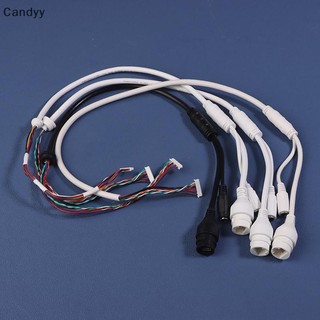 NDY 12Pin 8 / 10Core POE Cổng Mạng Nữ Dây Điện Kết Nối Cáp Cho IP Dome Giám Sát Camera Cáp IP N