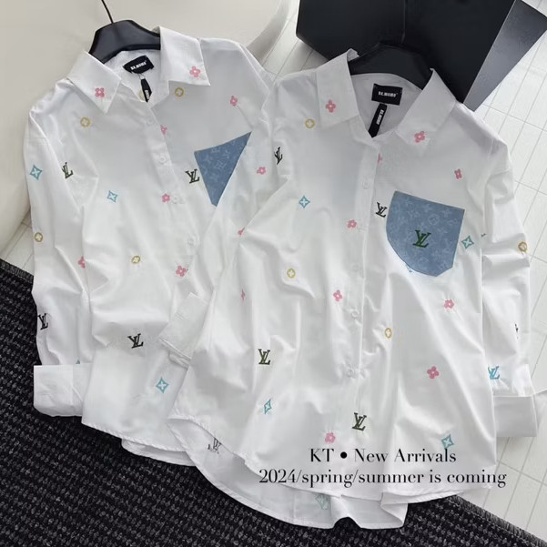 Áo Sơ Mi Luon Vui Tuoi In Kín Nhiều Màu KCloset SoMi Nữ Vải Cotton Mềm Mịn Chùm Mông NA465