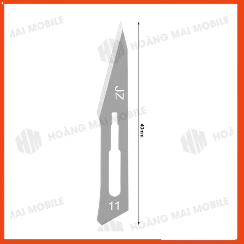 Lưỡi dao JUNBEI dùng để cắt, cạo, tách keo và hỗ trợ mở máy sửa điện thoại. 500 lưỡi
