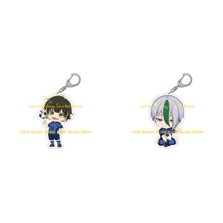 Blue lock  TV football Anime Official character You Hiori Yoichi Isagi cute Acrylic keychain Bag pend