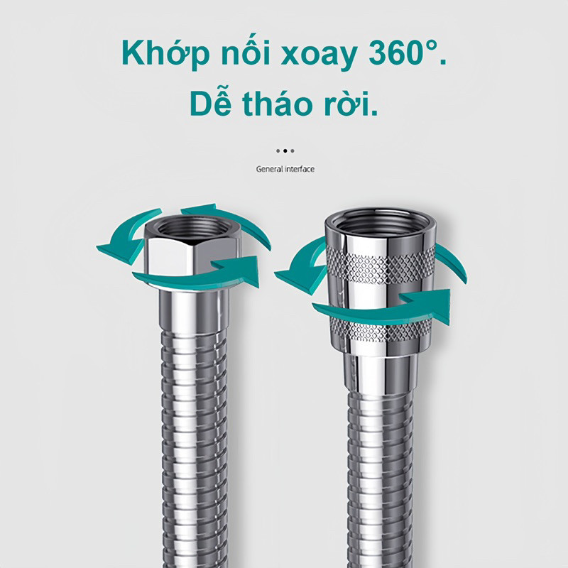 Vòi Hoa Sen Tăng Áp Cao Cấp – Tiết Kiệm Nước, 5 Chế Độ Phun, Dễ Lắp Đặt (VS1)