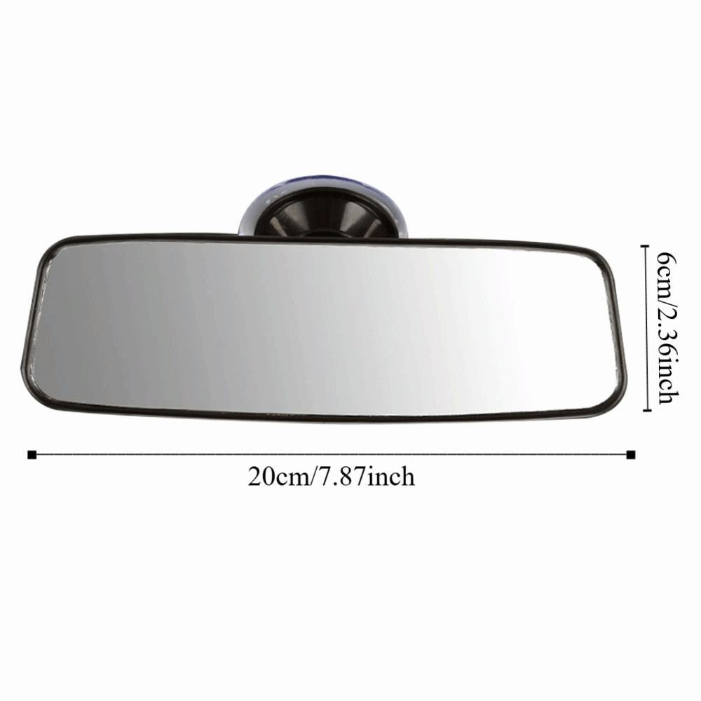 Gương chiếu hậu ô tô FANIELLAPOWELL, Gương chiếu hậu nội thất đa năng 20 * 6cm, Gương chiếu hậu hút trên ô tô Giám sát trẻ em