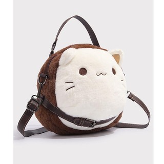 [Giao hàng từ Việt Nam] Túi xách mèo con sang trọng NOOKSTORY, Túi ly hợp mèo lông xù cấp độ ngoại hình cao, Túi đeo chéo mềm mại đáng yêu thời trang Quà tặng cho bé gái