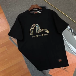 Xs-3xl Fushen Wang Yibo Áo Thun Nam Cổ Tròn Tay Ngắn Cotton Cao Cấp In Hoa Seagull