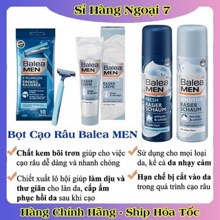 [Date mới nhất] Bọt cạo râu, Kem cạo râu Balea men Rasier Creme của Đức