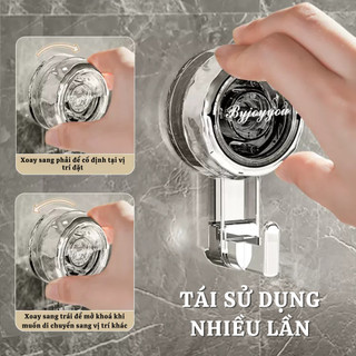 Thanh móc treo quần áo nhà tắm hút chân không siêu chịu lực, Móc treo đồ đa năng hít tường nhà bếp