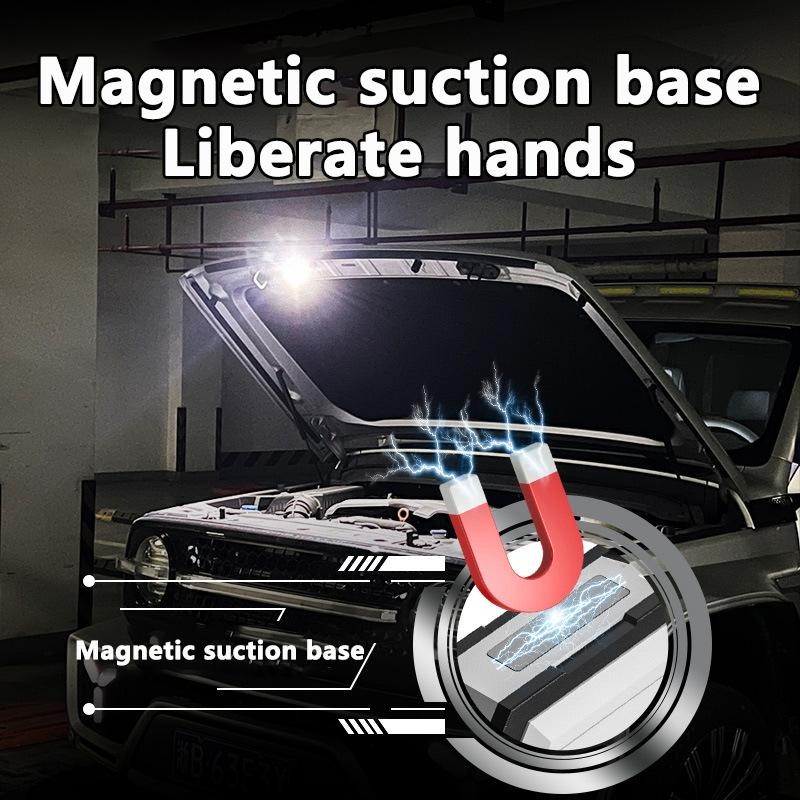 Panpia LED Đèn Pin Sáng Cao Di Động Móc Khóa Ánh Sáng Kép Nguồn Sáng Cắm Trại Ngoài Trời Câu Cá Dụng Cụ Đa Năng Đèn Pin HEVN