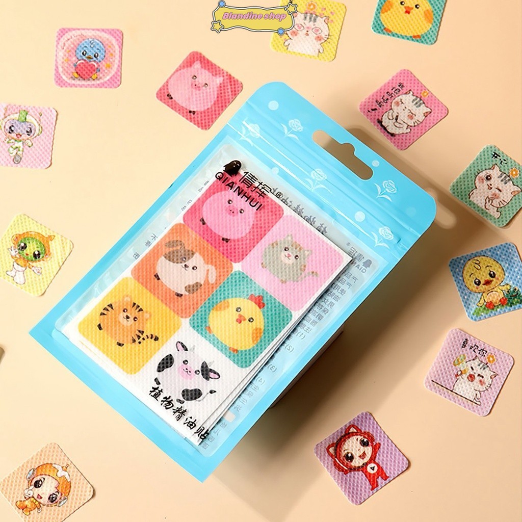 Miếng Dán Chống Muỗi Nhật Bản 36 miếng/hộp Cho Trẻ Em Cao Cấp Chống Muỗi Suốt 24h Liên Tục BDINE