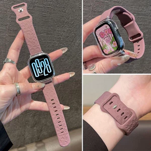 Dây đeo đồng hồ silicon khắc cho Xiaomi Redmi Watch 5 Active/Lite, vòng thay thế