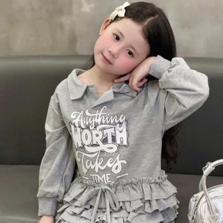 D422M-Đầm nhún tầng rút cho bé gái size từ 10-33Kg