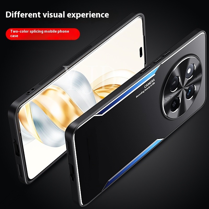 Ốp Lưng Cho Honor X9c Hợp Kim Nhôm Thông Minh Kim Loại Bao Gồm Tất Cả Vỏ Điện Thoại Chống Sốc