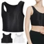 OUSXA 1 Cái Ngực Shaper, Trans Lesbian Flat Vest Ngực Tank Top Corset, Đồng Tính Nữ Tomboy M-3XL Đồ Lót Ngực Chất Kết Dính