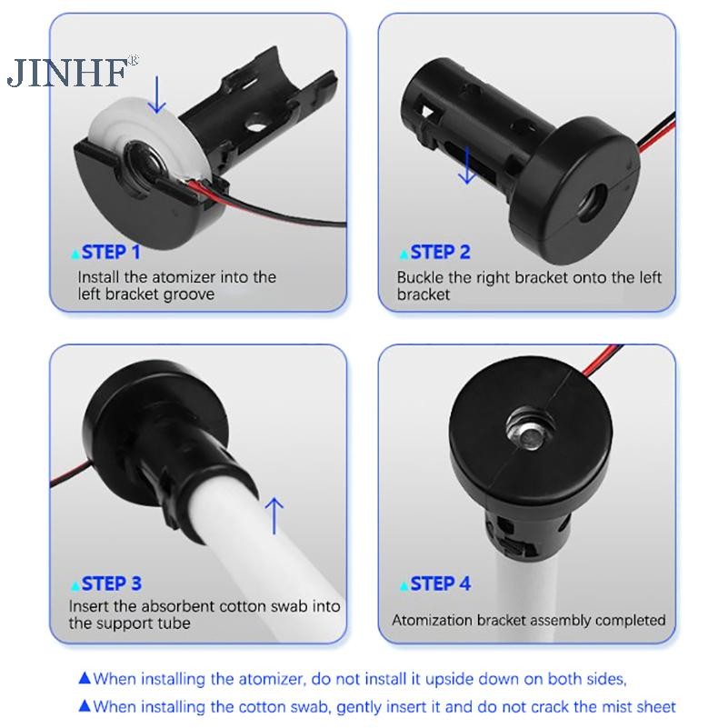 JINHF DC5V Type-C Máy tạo độ ẩm DIY Bộ dụng cụ tạo sương mù và bảng mạch điều khiển Fogger HOT