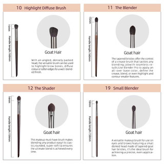 [OVW] Cọ Trang Điểm Chuyên Nghiệp Cán Gỗ OVW Cao Cấp Mềm Mịn Mỹ Phẩm Cosmetic