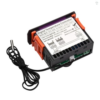 Bộ điều khiển nhiệt độ kỹ thuật số 30A STC-3000 Bộ điều chỉnh nhiệt độ thông minh AC 220V Bộ điều nhiệt tủ lạnh Hỗ trợ sưởi ấm / Làm mát / Hiệu chỉnh nhiệt độ / Khởi động trễ / Cao hoặc Lo