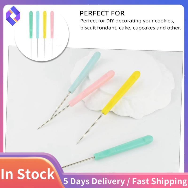 Dụng cụ trang trí bánh quy Scribe Đồ dùng Icing Scribe cho bánh Diy Craft Leather Awl Tool May (12 chiếc)