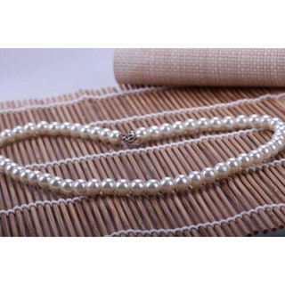 {Fh Fashion} Vòng cổ hạt ngọc trai giả 8mm màu trắng.