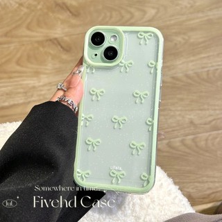 Sang Trọng Cao Cấp Lấp Lánh Nơ Đơn Giản Bling Ins Hàn Quốc Vỏ Cho iPhone 11 16 16E 15 14 13 12 Pro Xs Max XR X 7 8 Plus SE Mềm TPU Ốp điện thoại HD Trong Suốt Vỏ Bảo Vệ Mặt Sau