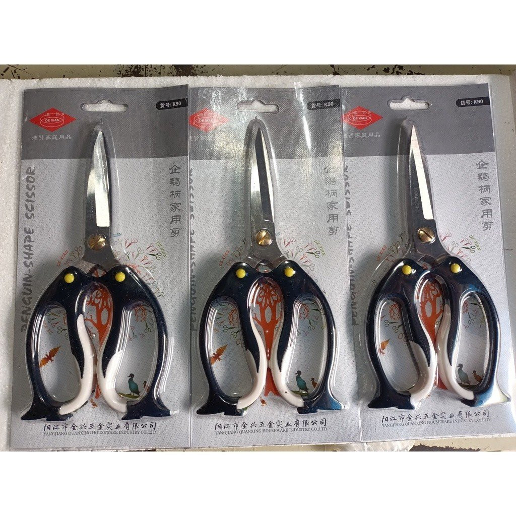 Kéo thép K90 hình chim cánh cụt ngộ nghĩnh chống gỉ, siêu bén, bền