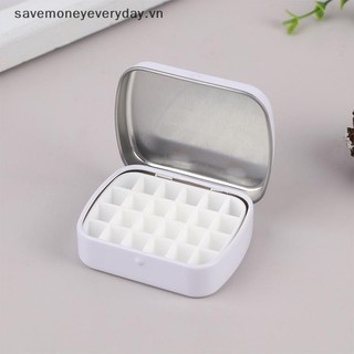 [savemoneyeveryday] Hộp thiếc màu nước rỗng di động 12 / 24 lưới Bảng sơn màu nước Bảng vẽ tranh du lịch Khay sơn Đồ dùng nghệ thuật [vn]