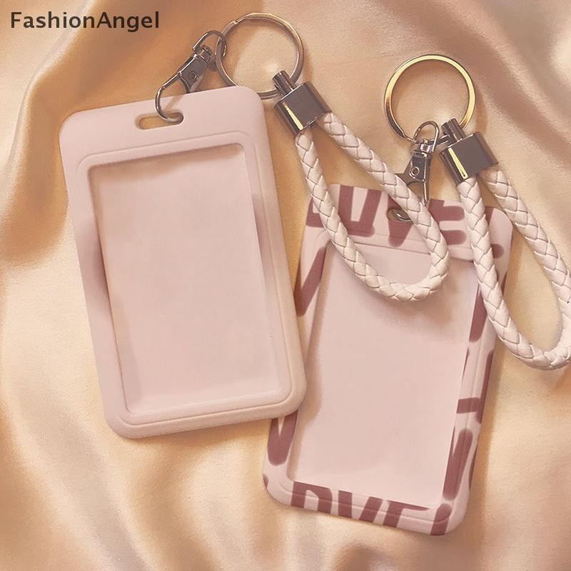 Fashionangel Phim Hoạt Hình Đựng Thẻ Photocard Chủ Móc Khóa Học Sinh Bảo Vệ Thẻ Hồng ID Thẻ Ngân Hàng Bao Trường Văn Phòng Phẩm VN