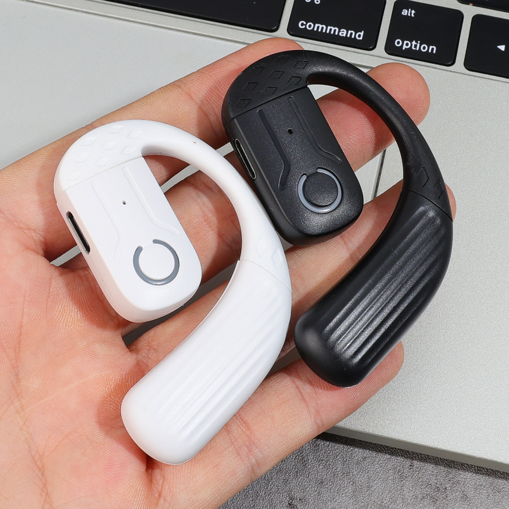 Tai nghe móc tai Bluetooth nhẹ – Âm thanh nổi HiFi, Thiết kế chống rơi, Hoàn hảo để chạy bộ, tập luyện và du lịch