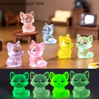 [dreamdreaming] 5 Cái Sáng Tạo Dễ Thương Dạ Quang Cáo Động Vật Trang Trí Phòng Hoạt Hình Phụ Kiện Trang Trí Bằng Nhựa Để Bàn Quà Tặng Trang Trí [zkm]