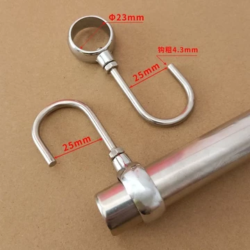 Móc treo quần áo bằng thép không gỉ tùy chỉnh Giá ban công Phụ kiện tủ quần áo Thanh ngang có thể thu vào Móc treo quần áo Sấy quần áo Dụng cụ tiện dụng Móc treo quần áo bằng thép không gỉ tùy chỉnh G