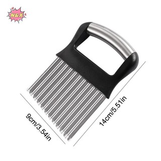 N & X Nâng cấp nhà bếp của bạn với 1 máy cắt nếp nhăn - Máy cắt gợn sóng cho trái cây, rau củ, Salad, cà rốt, khoai tây &.