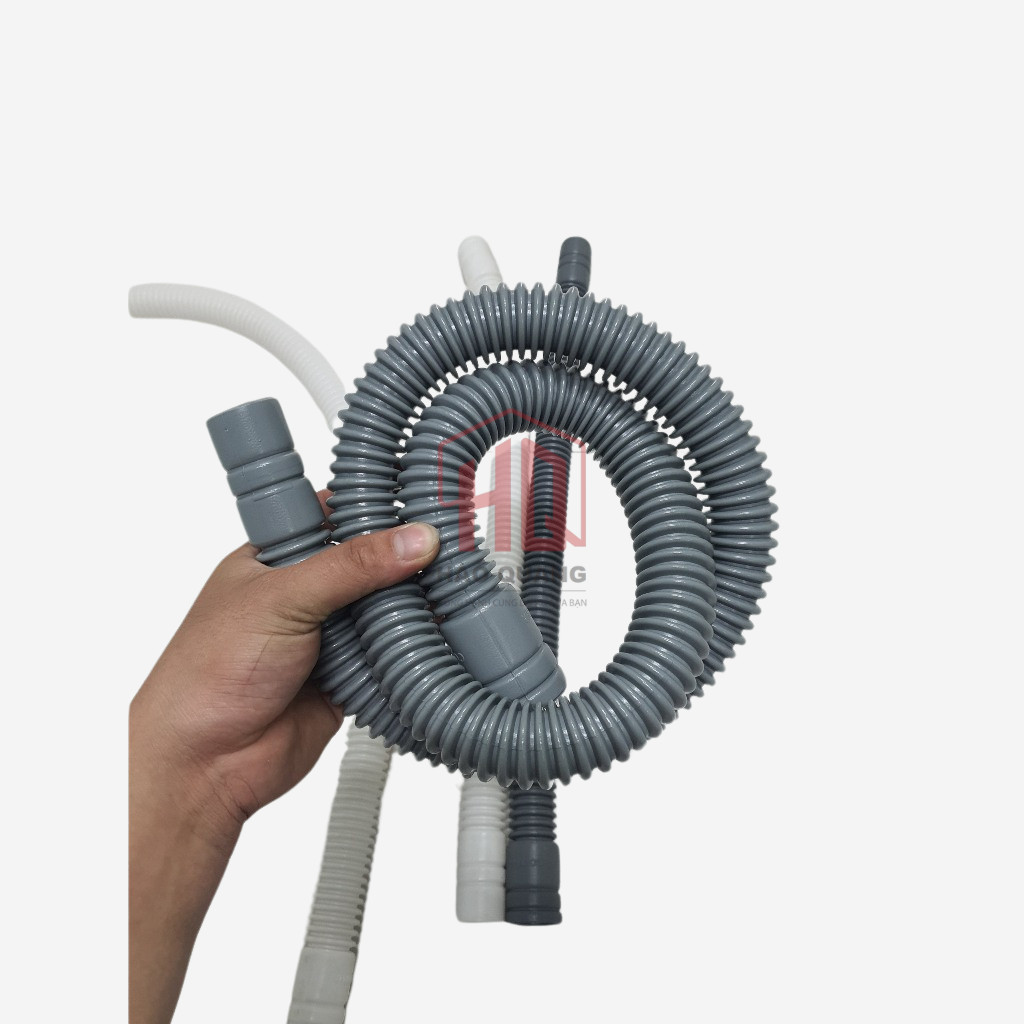 Dây thoát nước máy giặt ruột gà chống gập – dài 0.6m – 2m