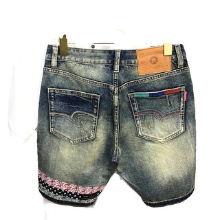 Quần short denim nam ESEA thời trang và phổ biến dáng rộng và giản dị thiết kế mùa hè chất lượng cao phong cách trung tính