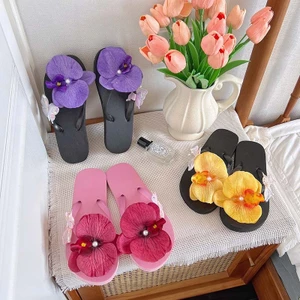 Mùa hè Mềm EVA Phalaenopsis Theo Chủ Đề Giày Dép Trang Trí Phụ Kiện