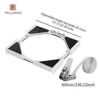 Bộ xếp chồng máy sấy máy giặt Phạm vi điều chỉnh 45 cm-71 cm Chống trượt Tiết kiệm không gian ổn định Dễ dàng lắp đặt Đa năng