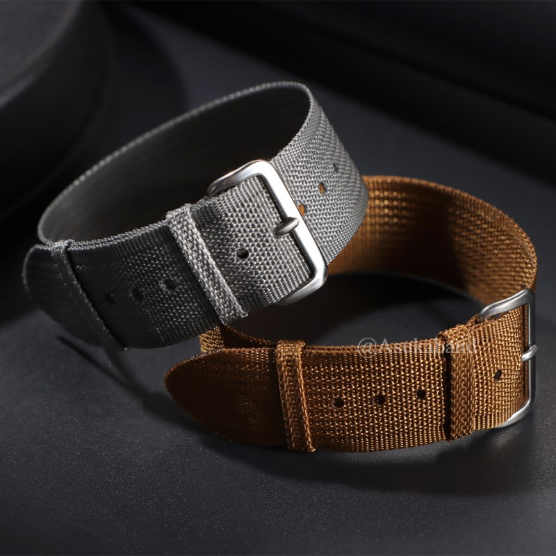 Nylon NATO Dây Đeo Đồng Hồ 20 Mm 22 Mm ZULU Nylon Dây Đồng Hồ Mỏng Thoáng Khí Đơn Một Vòng Vòng Tay Đơn Giản Vòng Tay Cho Seiko 5 Diver Lặn Nam Nữ Thể Thao