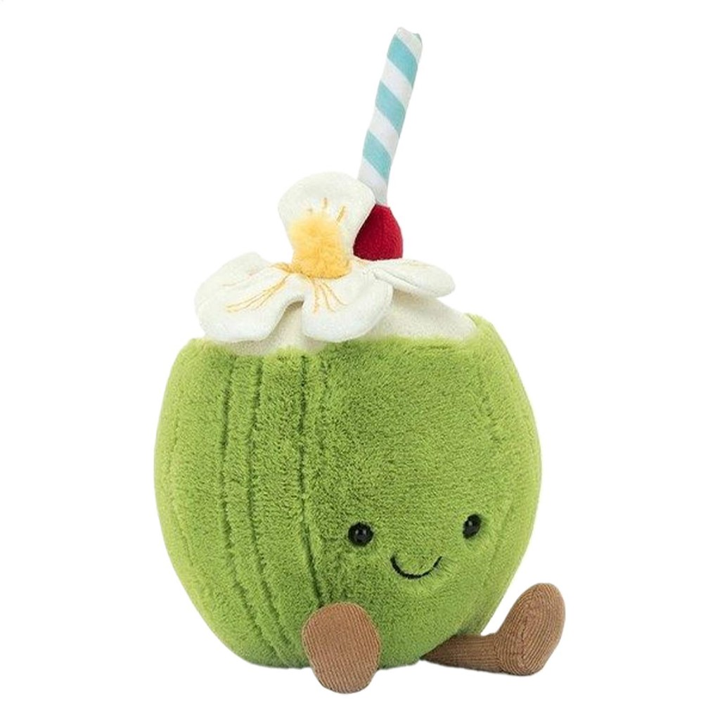 Amuseables Aruba Coconut Dừa Sang Trọng Búp Bê Coco Sang Trọng Mềm Mại Sang Trọng Hình Đáng Yêu Trái Cây Búp Bê