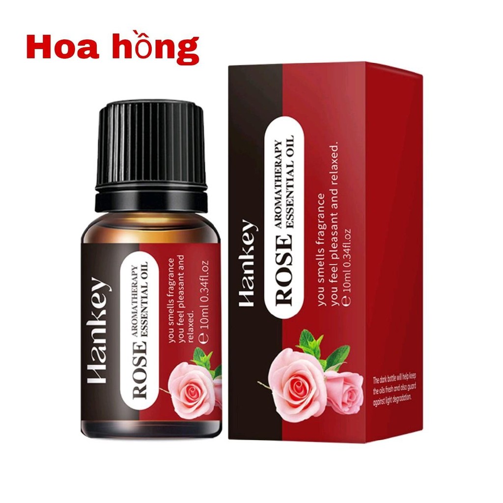 Tình dầu xông phòng tự nhiên tự chọn mùi, chai 10ml, tinh dầu xông phòng thơm phòng đuổi mũi