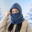 Mũ trượt tuyết Khăn SAIA, Balaclava mùa đông chống gió sang trọng, Mũ bảo vệ tai mềm màu trơn giữ nhiệt ấm mùa đông