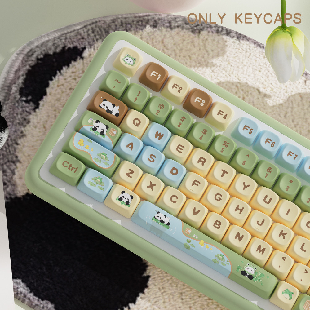 Panda Paradise Keycaps MCA Profile 120 Phím Chất Liệu PBT DYE-SUB Bàn ...