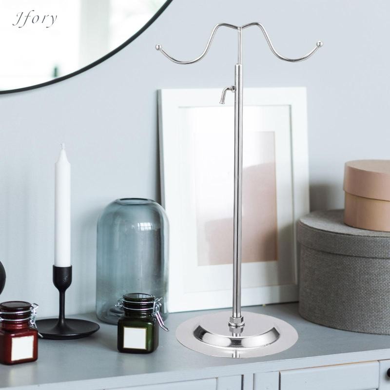 Giá đỡ trưng bày ví Jfory có thể điều chỉnh Trang trí nhà cửa Túi xách kim loại Giá trưng bày