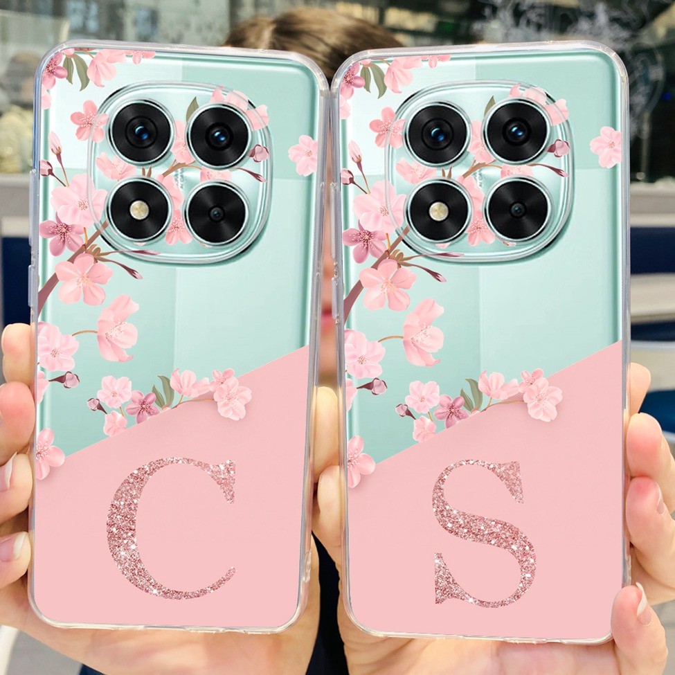 Dành Cho Redmi Note 14 Pro 5G Ốp Lưng A-Z Chữ Hoa Mềm TPU Trong Suốt Cho Redmi Note 14 Pro 5G Ốp Điện Thoại Trong Suốt