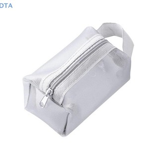 Dta Lưới Túi Đựng Mỹ Phẩm Lưới Túi Trang Điểm Lưới Trong Suốt Dây Kéo Túi Cho Văn Phòng Du Lịch Túi Bảo Quản Túi Vệ Sinh Túi Trang Điểm PO